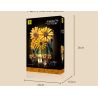 TOP TOY TC1501 1501 non  HOA HƯỚNG DƯƠNG TRONG BÌNH bộ đồ chơi xếp lắp ráp ghép mô hình Flowers SUNFLOWER IN VASE