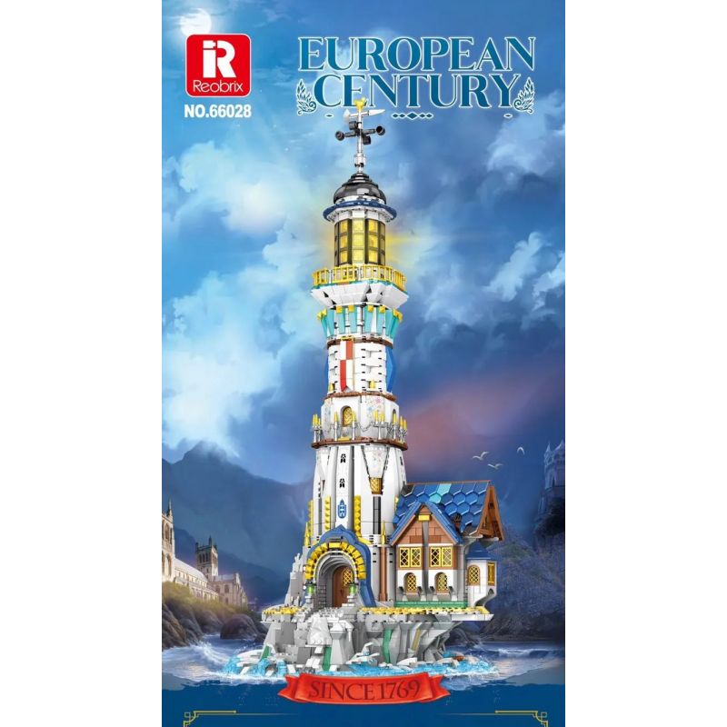 REOBRIX 66028 non  HẢI ĐĂNG bộ đồ chơi xếp lắp ráp ghép mô hình EUROPEAN CENTURY LIGHTHOUSE 3228 khối REOBRIX 66028 non  HẢI ĐĂNG bộ đồ chơi xếp lắp ráp ghép mô hình EUROPEAN CENTURY LIGHTHOUSE 3228 khối
