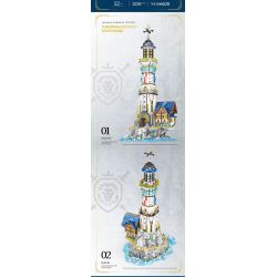 REOBRIX 66028 non  HẢI ĐĂNG bộ đồ chơi xếp lắp ráp ghép mô hình EUROPEAN CENTURY LIGHTHOUSE 3228 khối REOBRIX 66028 non  HẢI ĐĂNG bộ đồ chơi xếp lắp ráp ghép mô hình EUROPEAN CENTURY LIGHTHOUSE 3228 khối