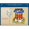 REOBRIX 66028 non  HẢI ĐĂNG bộ đồ chơi xếp lắp ráp ghép mô hình EUROPEAN CENTURY LIGHTHOUSE 3228 khối