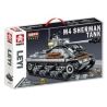 LEYI 66019 non  XE TĂNG HẠNG TRUNG M4 bộ đồ chơi xếp lắp ráp ghép mô hình Military Army M4 SHERMAN MEDIUM TANK Quân Sự Bộ Đội 656 khối