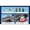 SEMBO 208012 non  TÀU LIÊU NINH 1:420 tỷ lệ 1:420 bộ đồ chơi xếp lắp ráp ghép mô hình Military Army PLA.NAVY LIAONING Quân Sự Bộ Đội 2222 khối