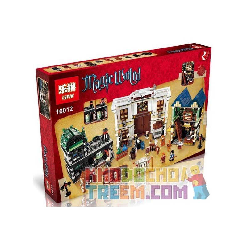 NOT Lego Harry Potter 10217 Harry Potter Diagon Alley , BLANK 5777 80014  88168 LEPIN 16012 Xếp hình Con Hẻm Diagon Của Cư Dân Thế Giới Phép Thuật  giá sốc rẻ nhất