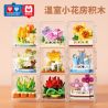 WISE BLOCK HA383020 383020 non  PHÒNG HOA NHỎ TRONG NHÀ KÍNH 9 PHONG CÁCH YÊU TINH ĐẦY NẮNG CÀNH XANH BẦU TRỜI SAO TRỨNG ĐÀO SỨC SỐNG RUNG RINH CÚC DẠI HỒNG ĐÊM HÈ YÊN BÌNH TULIP KEM CHẤM TRẮNG bộ đồ chơi xếp lắp ráp ghép mô hình Creator GREEN HOUSE Sáng Tạo
