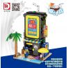 DK 7027 non  CỬA HÀNG SỮA DỪA bộ đồ chơi xếp lắp ráp ghép mô hình City COCONUT SHOP Thành Phố 553 khối