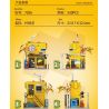 DK 7026 non  QUÁN TRÀ CHANH bộ đồ chơi xếp lắp ráp ghép mô hình City LEMON TEA Thành Phố 554 khối