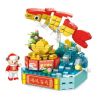 INBRIXX 881501 non  CẦU NGUYỆN CÁ KOI bộ đồ chơi xếp lắp ráp ghép mô hình TEDDY BEAR