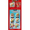 INBRIXX 881501 non  CẦU NGUYỆN CÁ KOI bộ đồ chơi xếp lắp ráp ghép mô hình TEDDY BEAR