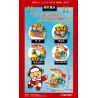 INBRIXX 881501 non  CẦU NGUYỆN CÁ KOI bộ đồ chơi xếp lắp ráp ghép mô hình TEDDY BEAR