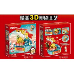 INBRIXX 881501 non  CẦU NGUYỆN CÁ KOI bộ đồ chơi xếp lắp ráp ghép mô hình TEDDY BEAR