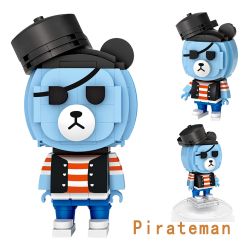 LOZ 1311 non  TRỨNG MÙ GẤU HAMAHAMA bộ đồ chơi xếp lắp ráp ghép mô hình BANGBANGBEAR