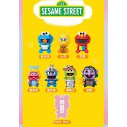 LOZ 1313 non  TRỨNG MÙ ĐƯỜNG MÈ bộ đồ chơi xếp lắp ráp ghép mô hình Movie & Game SESAME STREET Phim Và Trò Chơi