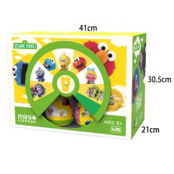 LOZ 1313 non  TRỨNG MÙ ĐƯỜNG MÈ bộ đồ chơi xếp lắp ráp ghép mô hình Movie & Game SESAME STREET Phim Và Trò Chơi