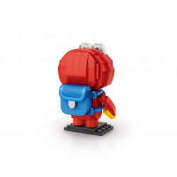 LOZ 4108 non  ĐƯỜNG MÈ bộ đồ chơi xếp lắp ráp ghép mô hình Movie & Game SESAME STREET Phim Và Trò Chơi 707 khối