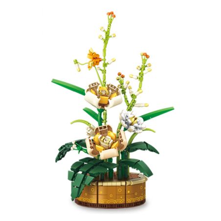 GEKKOSHA 804202 non  ÁNH SAO VÀ LAN bộ đồ chơi xếp lắp ráp ghép mô hình 953 khối