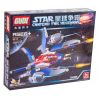 GUDI 8613 non  MÁY BAY CHIẾN ĐẤU NGỌN LỬA TRẮNG bộ đồ chơi xếp lắp ráp ghép mô hình Star Wars STAR CONTEND FOR HEGEMONY WHITE INFLAMMATION FIGHTER Chiến Tranh Giữa Các Vì Sao 226 khối