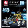 LEYI 88029 non  GIẤC MƠ KHÔNG GIAN MÔ-ĐUN HẠ CÁNH MẶT TRĂNG CHANG'E bộ đồ chơi xếp lắp ráp ghép mô hình Space Thám Hiểm Không Gian 535 khối