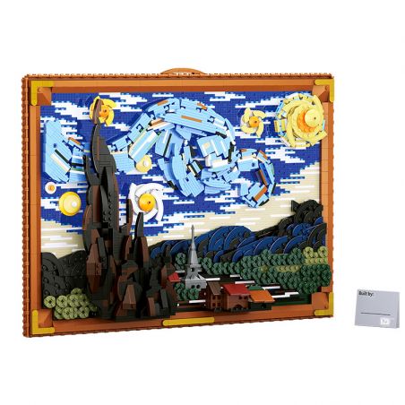 LOZ 1066 non  ĐÊM ĐẦY SAO bộ đồ chơi xếp lắp ráp ghép mô hình Art 2789 khối