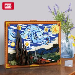 LOZ 1066 non  ĐÊM ĐẦY SAO bộ đồ chơi xếp lắp ráp ghép mô hình Art 2789 khối