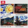 LOZ 1066 non  ĐÊM ĐẦY SAO bộ đồ chơi xếp lắp ráp ghép mô hình Art 2789 khối