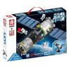 LEYI 82010 non  TÀU VŨ TRỤ THẦN CHÂU bộ đồ chơi xếp lắp ráp ghép mô hình Space Thám Hiểm Không Gian 1202 khối