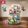 LOZ 1667 non  KỲ NGHỈ KỲ DIỆU bộ đồ chơi xếp lắp ráp ghép mô hình MAGIC SCHOOL 445 khối