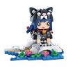 LOZ 1664 non  TRUYỆN CỔ TÍCH BÚP BÊ CÔ MÈO bộ đồ chơi xếp lắp ráp ghép mô hình 365 khối