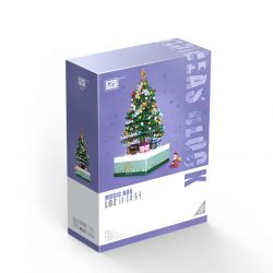 LOZ 1237 non  HỘP NHẠC CÂY THÔNG NOEL bộ đồ chơi xếp lắp ráp ghép mô hình Christmas Giáng Sinh 506 khối
