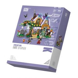 LOZ 1233 non  NGÔI NHÀ HALLOWEEN bộ đồ chơi xếp lắp ráp ghép mô hình Lễ Hội Hóa Trang Ma Quỷ 765 khối