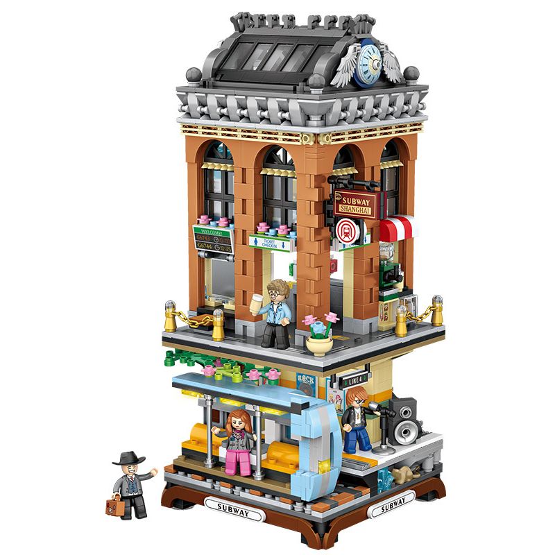 LOZ 1031 non Lego TRẠM TẦM NHÌN bộ đồ chơi xếp lắp ráp ghép mô hình City Thành Phố 1753 khối