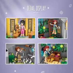 LOZ 1038 non  NGÔI ĐỀN BỊ MẤT bộ đồ chơi xếp lắp ráp ghép mô hình Girl Con Gái 1569 khối