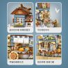LOZ 1239 non  HỘP NHẠC CỐI XAY GIÓ bộ đồ chơi xếp lắp ráp ghép mô hình 799 khối