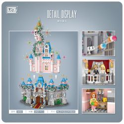 LOZ 1051 non  LÂU ĐÀI TƯỞNG TƯỢNG bộ đồ chơi xếp lắp ráp ghép mô hình Girl DREAM CASTLE Con Gái 5427 khối