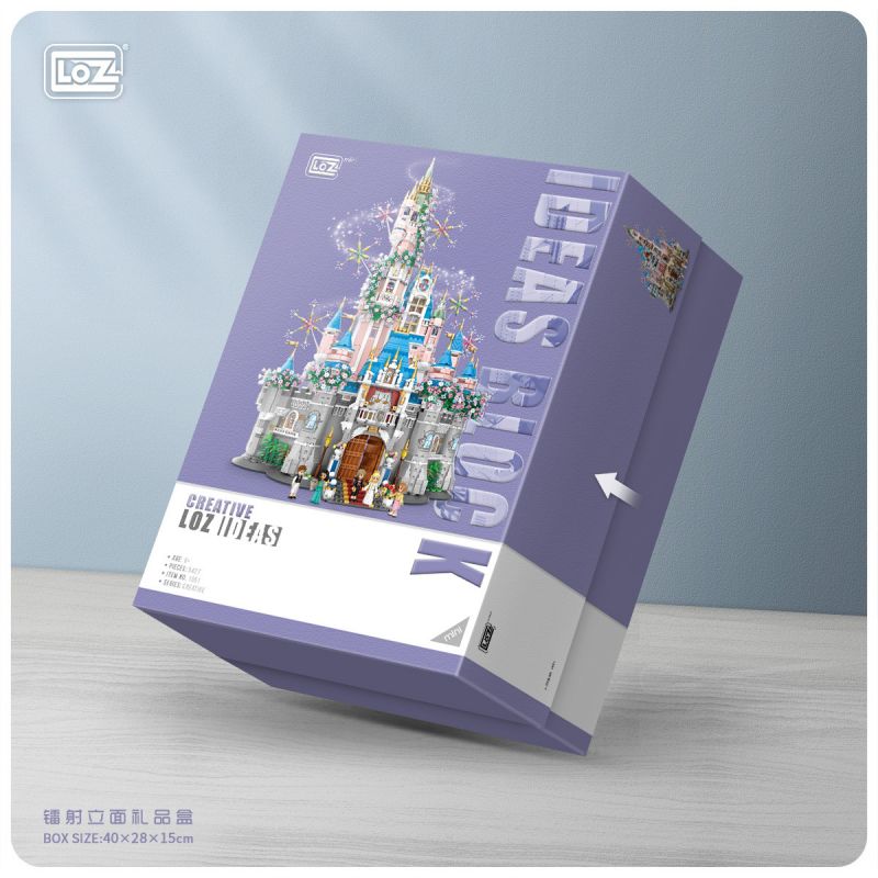 LOZ 1051 non  LÂU ĐÀI TƯỞNG TƯỢNG bộ đồ chơi xếp lắp ráp ghép mô hình Girl DREAM CASTLE Con Gái 5427 khối