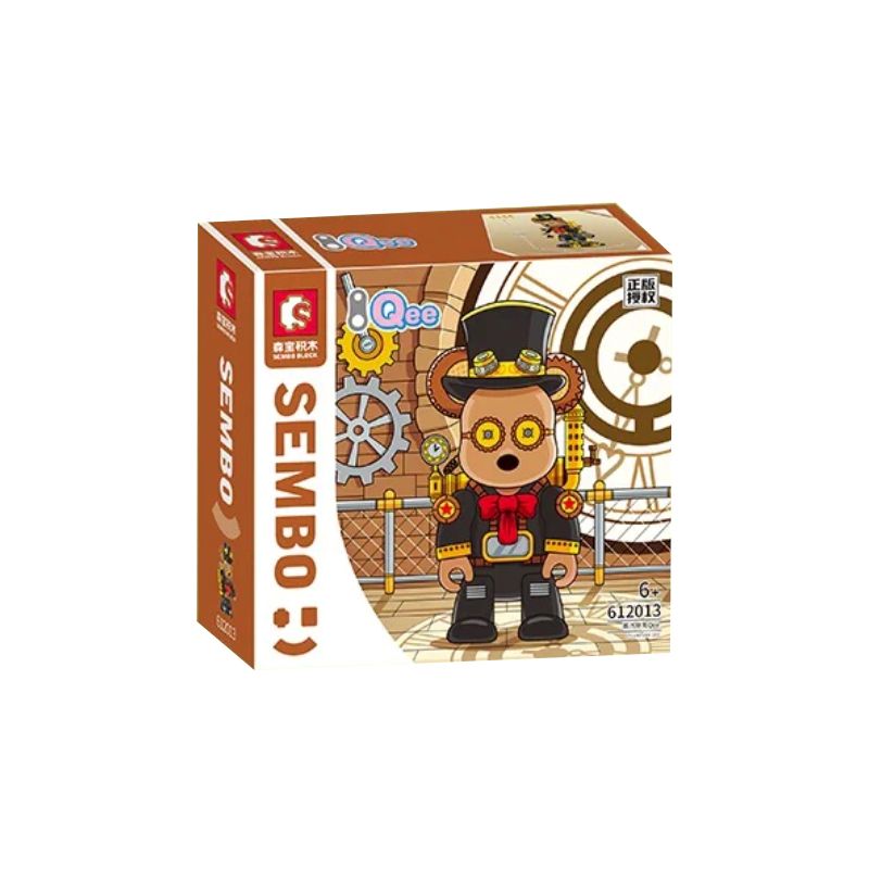 SEMBO 612013 non  QEE PHONG CÁCH STEAMPUNK bộ đồ chơi xếp lắp ráp ghép mô hình 273 khối