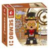 SEMBO 612013 non  QEE PHONG CÁCH STEAMPUNK bộ đồ chơi xếp lắp ráp ghép mô hình 273 khối