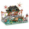 LOZ 1924 non  LỄ HỘI ĐÈN LỒNG WATER TOWN CẦU CỔ bộ đồ chơi xếp lắp ráp ghép mô hình Chinese Traditional Festivals Lễ Hội Cổ Truyền 1524 khối