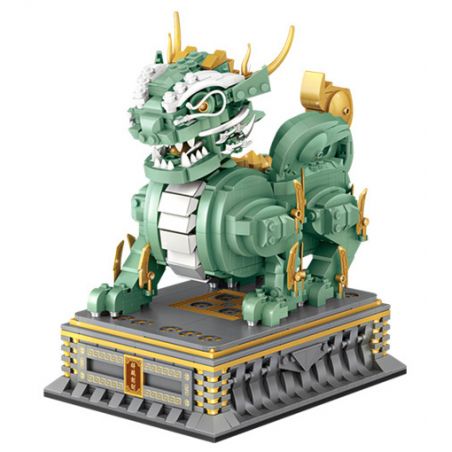 LOZ 1921 non  KỲ LÂN THÚ bộ đồ chơi xếp lắp ráp ghép mô hình Creator Sáng Tạo 1434 khối