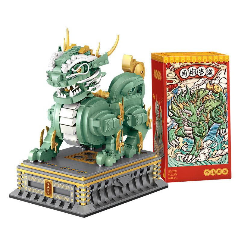 LOZ 1921 non  KỲ LÂN THÚ bộ đồ chơi xếp lắp ráp ghép mô hình Creator Sáng Tạo 1434 khối