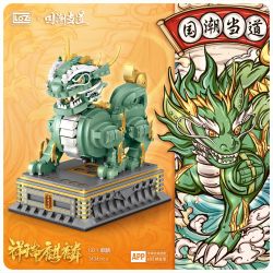 LOZ 1921 non  KỲ LÂN THÚ bộ đồ chơi xếp lắp ráp ghép mô hình Creator Sáng Tạo 1434 khối