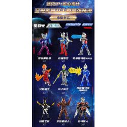 BLOKS 71217 non  GV-06 KỲ TÍCH MẠNH NHẤT PHIÊN BẢN ALL STARS VOL.6 bộ đồ chơi xếp lắp ráp ghép mô hình Ultraman Vệ Binh Vũ Trụ Siêu Nhân Điện Quang