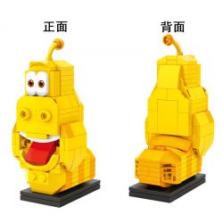 LOZ 4105 non  LỖI VUI NHỘN bộ đồ chơi xếp lắp ráp ghép mô hình Movie & Game LARVA Phim Và Trò Chơi