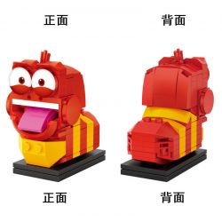 LOZ 4105 non  LỖI VUI NHỘN bộ đồ chơi xếp lắp ráp ghép mô hình Movie & Game LARVA Phim Và Trò Chơi