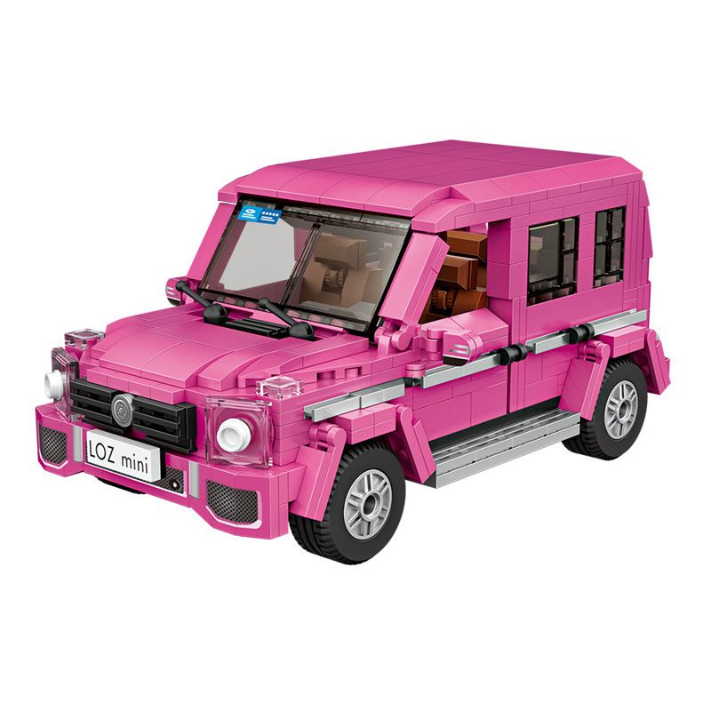 LOZ 1129 non Lego LỖI MÀU HỒNG bộ đồ chơi xếp lắp ráp ghép mô hình Racers Đua Tốc Độ 652 khối