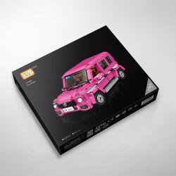 LOZ 1129 non  LỖI MÀU HỒNG bộ đồ chơi xếp lắp ráp ghép mô hình Racers Đua Tốc Độ 652 khối