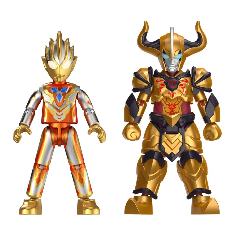 BLOKS 71225 non Lego HV-01 ETERNAL SHINING TRIGA VS DIABLO-GOLDEN CRISIS PHIÊN BẢN ĐẶC BIỆT SÁCH CỰC KỲ NỔI TIẾNG VINH QUANG bộ đồ chơi xếp lắp ráp ghép mô hình Ultraman Vệ Binh Vũ Trụ Siêu Nhân Điện Quang