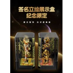 BLOKS 71225 non  HV-01 ETERNAL SHINING TRIGA VS DIABLO-GOLDEN CRISIS PHIÊN BẢN ĐẶC BIỆT SÁCH CỰC KỲ NỔI TIẾNG VINH QUANG bộ đồ chơi xếp lắp ráp ghép mô hình Ultraman Vệ Binh Vũ Trụ Siêu Nhân Điện Quang