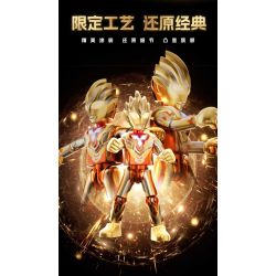 BLOKS 71225 non  HV-01 ETERNAL SHINING TRIGA VS DIABLO-GOLDEN CRISIS PHIÊN BẢN ĐẶC BIỆT SÁCH CỰC KỲ NỔI TIẾNG VINH QUANG bộ đồ chơi xếp lắp ráp ghép mô hình Ultraman Vệ Binh Vũ Trụ Siêu Nhân Điện Quang