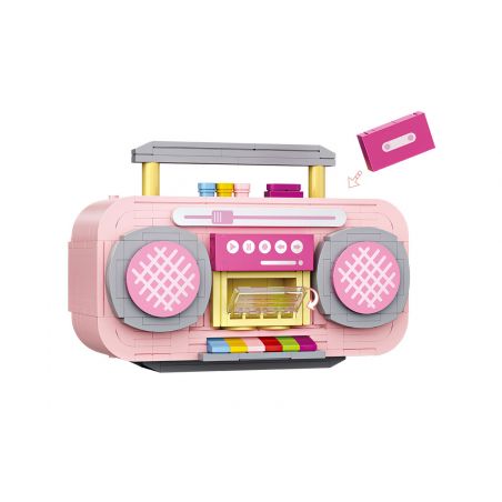 LOZ 1120 4102 non  MÁY GHI ÂM bộ đồ chơi xếp lắp ráp ghép mô hình Creator Sáng Tạo 419 khối