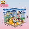 LOZ 1901 non  CẢNH NHÀ PHÒNG KHÁCH bộ đồ chơi xếp lắp ráp ghép mô hình Creator Sáng Tạo 541 khối